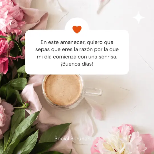 buenos días corazón